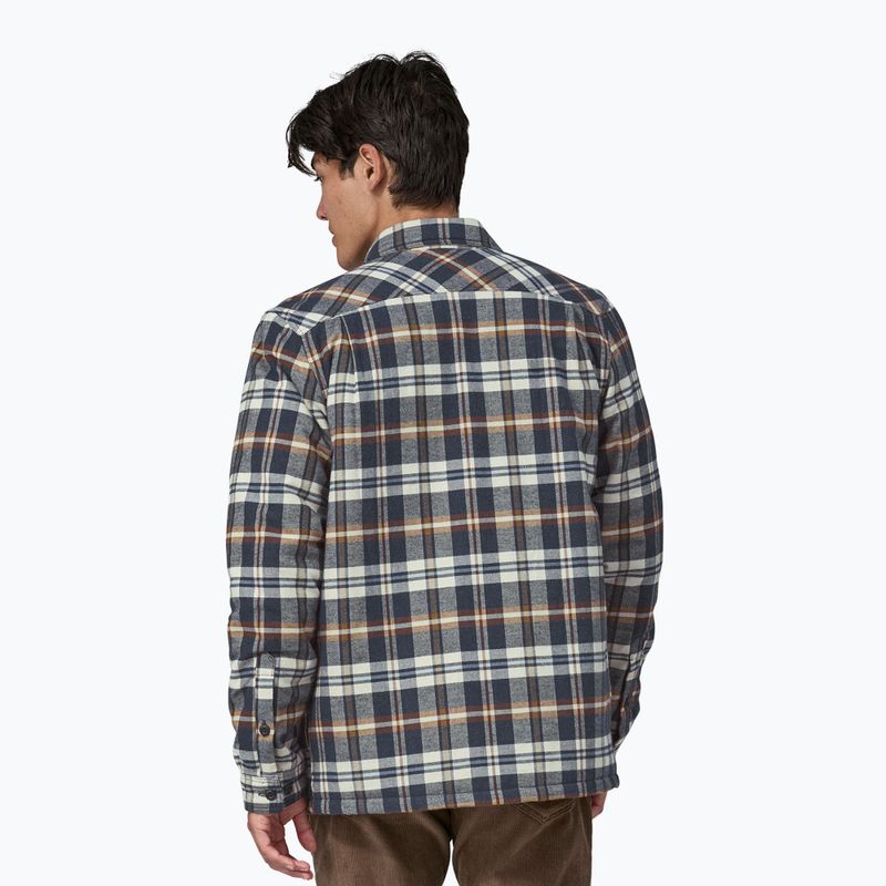Férfi póló Patagonia Insulated Organic Cotton MW Fjord Flannel fields/new navy 2