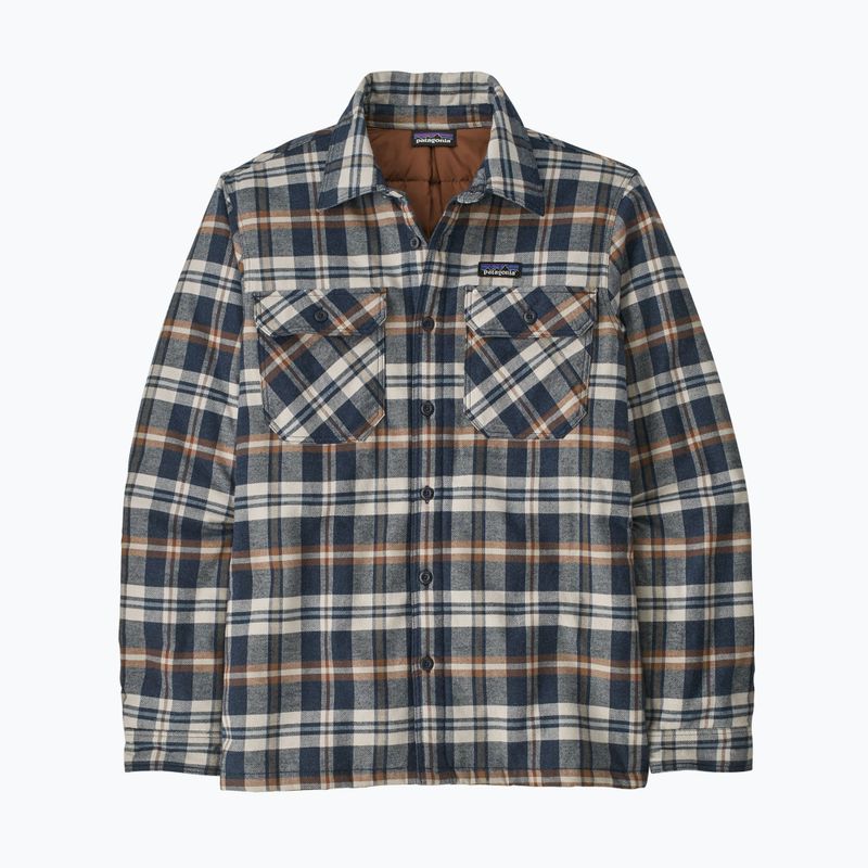 Férfi póló Patagonia Insulated Organic Cotton MW Fjord Flannel fields/new navy 4