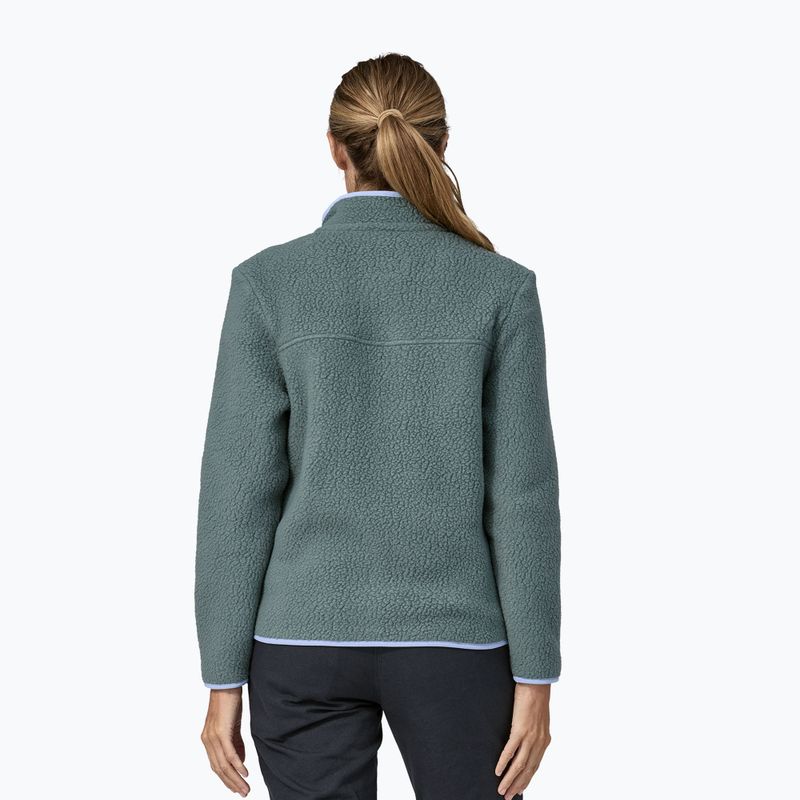 Női Patagonia Retro Pile gyapjú pulóver nouveau zöld 2