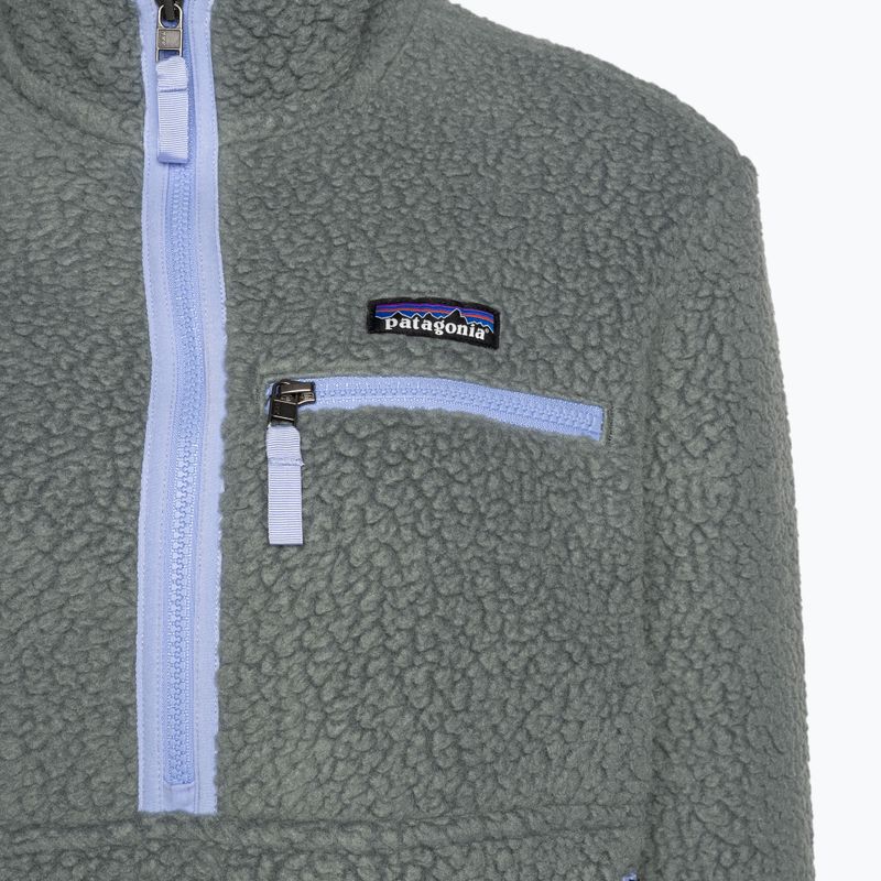 Női Patagonia Retro Pile fleece pulóver Marsupial nouveau zöld 5