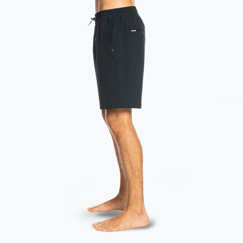 Quiksilver férfi Ocean Elastic 18" úszó rövidnadrág fekete 6
