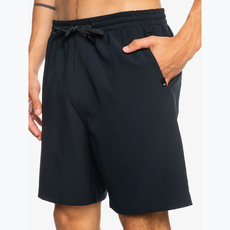 Quiksilver férfi Ocean Elastic 18" úszó rövidnadrág fekete 7