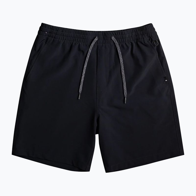 Quiksilver férfi Ocean Elastic 18" úszó rövidnadrág fekete