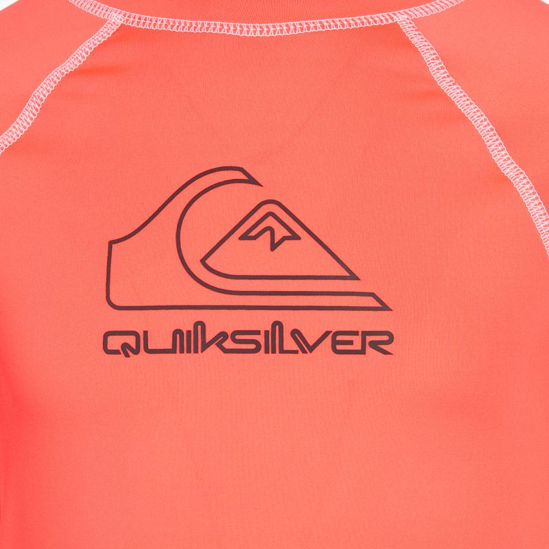 Quiksilver gyermek úszópóló On Tour narancssárga 3