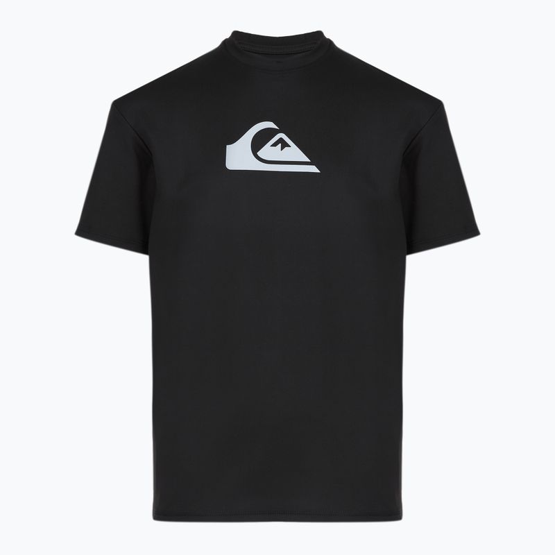 Quiksilver gyermek úszópóló Solid Streak fekete