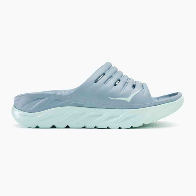 Női papucs HOKA Ora Recovery Slide 2 blue fog/blue glass 2