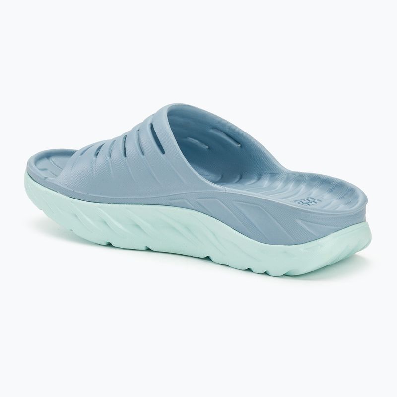Női papucs HOKA Ora Recovery Slide 2 blue fog/blue glass 3