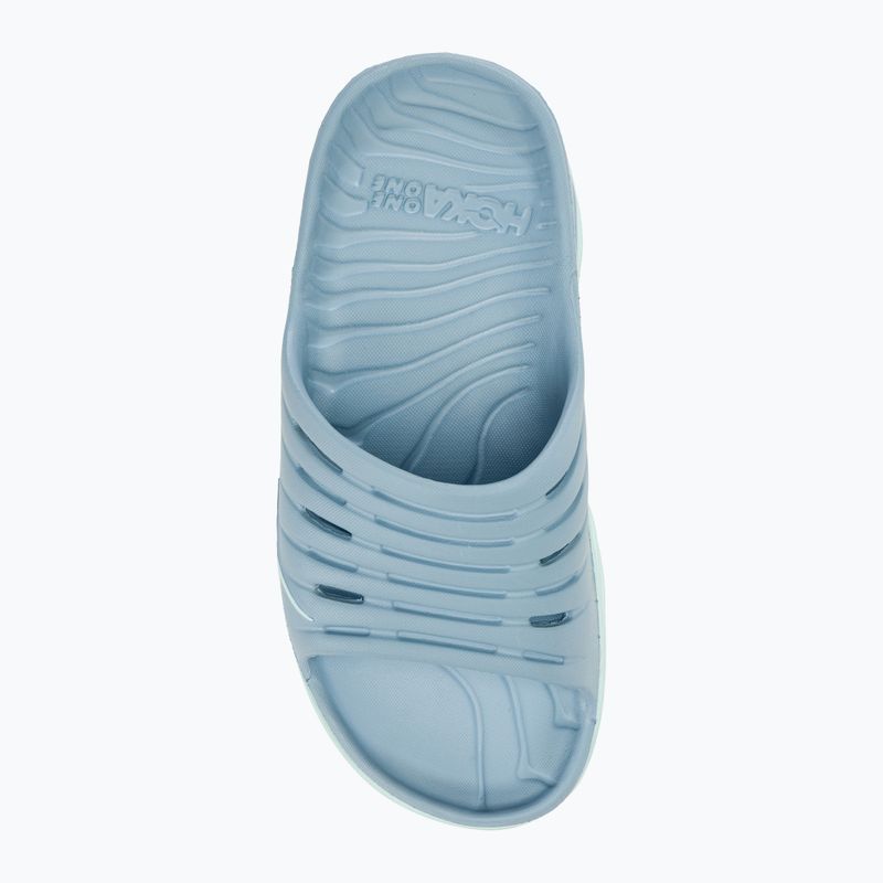 Női papucs HOKA Ora Recovery Slide 2 blue fog/blue glass 5