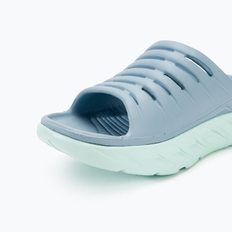 Női papucs HOKA Ora Recovery Slide 2 blue fog/blue glass 7