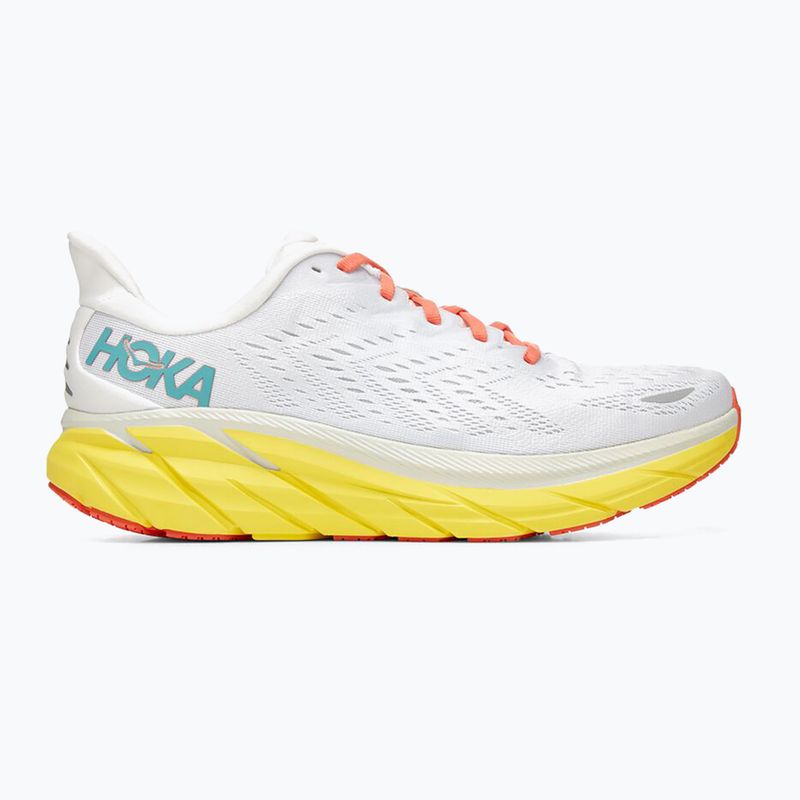 HOKA férfi futócipő Clifton 8 Wide fehér 1121374-BDBI 11