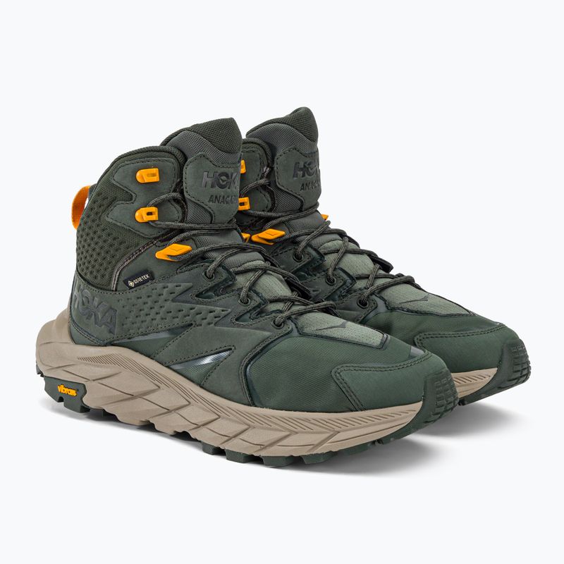 Férfi túrabakancsok HOKA Anacapa Mid GTX zöld 1122018-TRYL 4