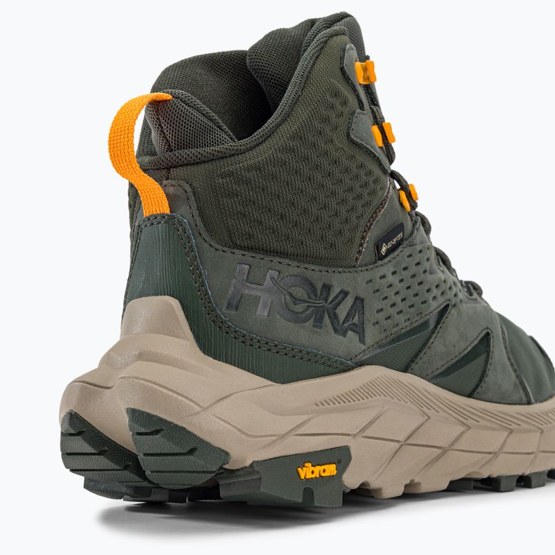 Férfi túrabakancsok HOKA Anacapa Mid GTX zöld 1122018-TRYL 8