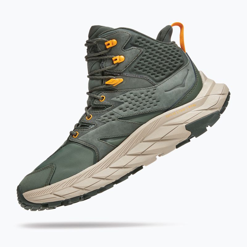 Férfi túrabakancsok HOKA Anacapa Mid GTX zöld 1122018-TRYL 14