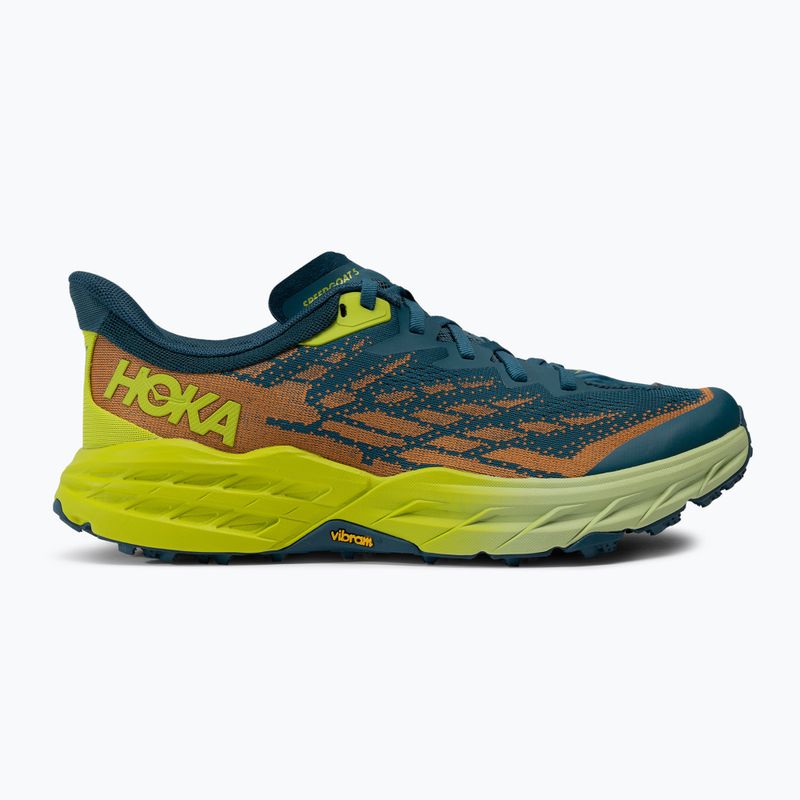 HOKA Speedgoat 5 férfi futócipő kék-zöld 1123157-BCEP 2