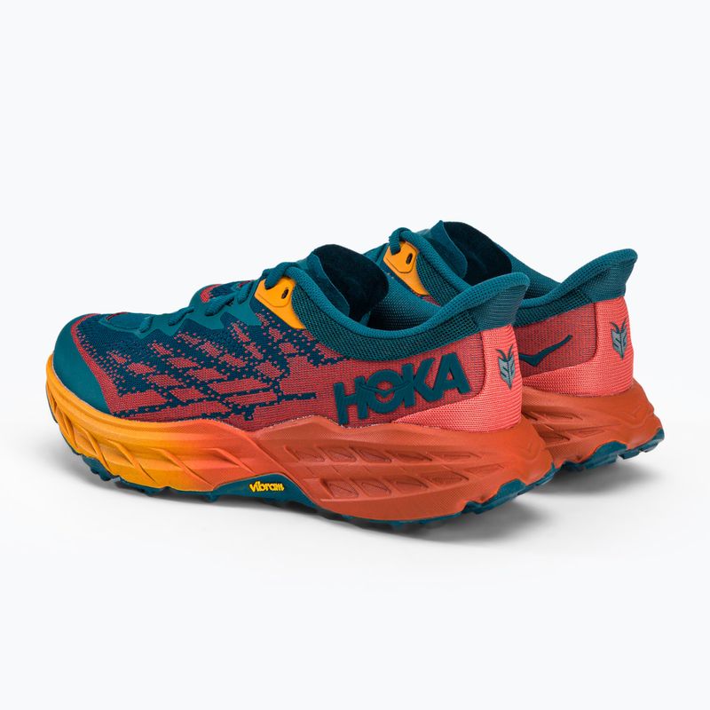 Női futócipő HOKA Speedgoat 5 kék-narancssárga 1123158-BCCML 5