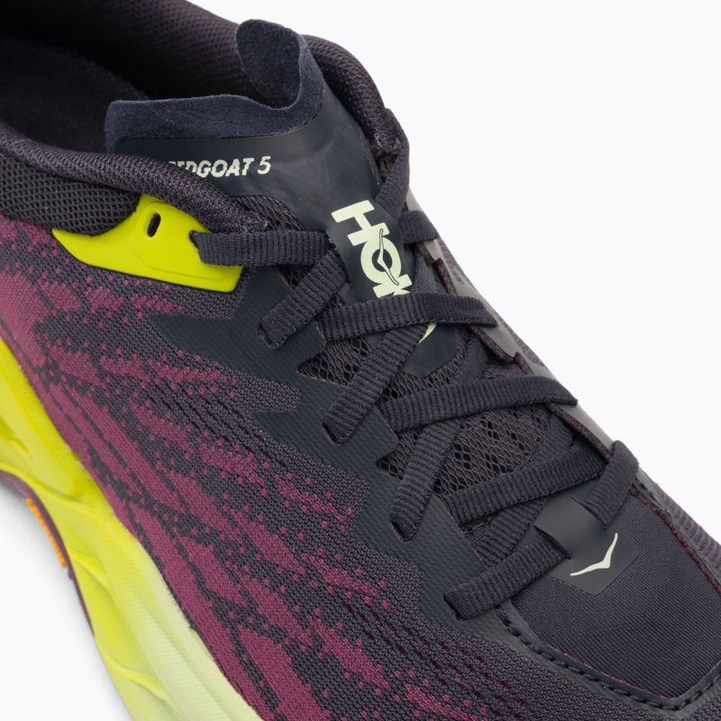 Női futócipő HOKA Speedgoat 5 kék grafit/evendens primrose 8