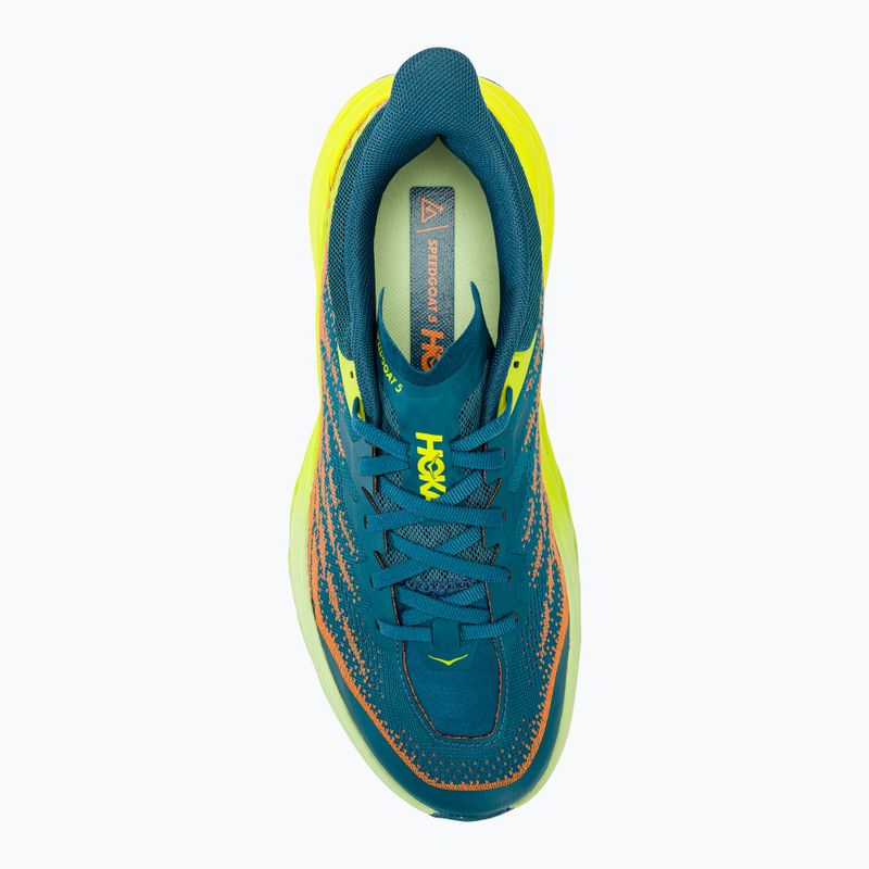 Férfi futócipő HOKA Speedgoat 5 Wide blue coral/evening primorose 5