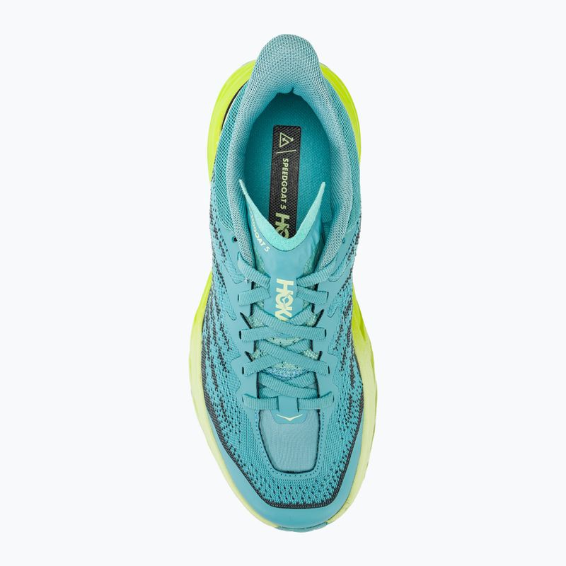 Női futócipő HOKA Speedgoat 5 coastal shade/green glow 6