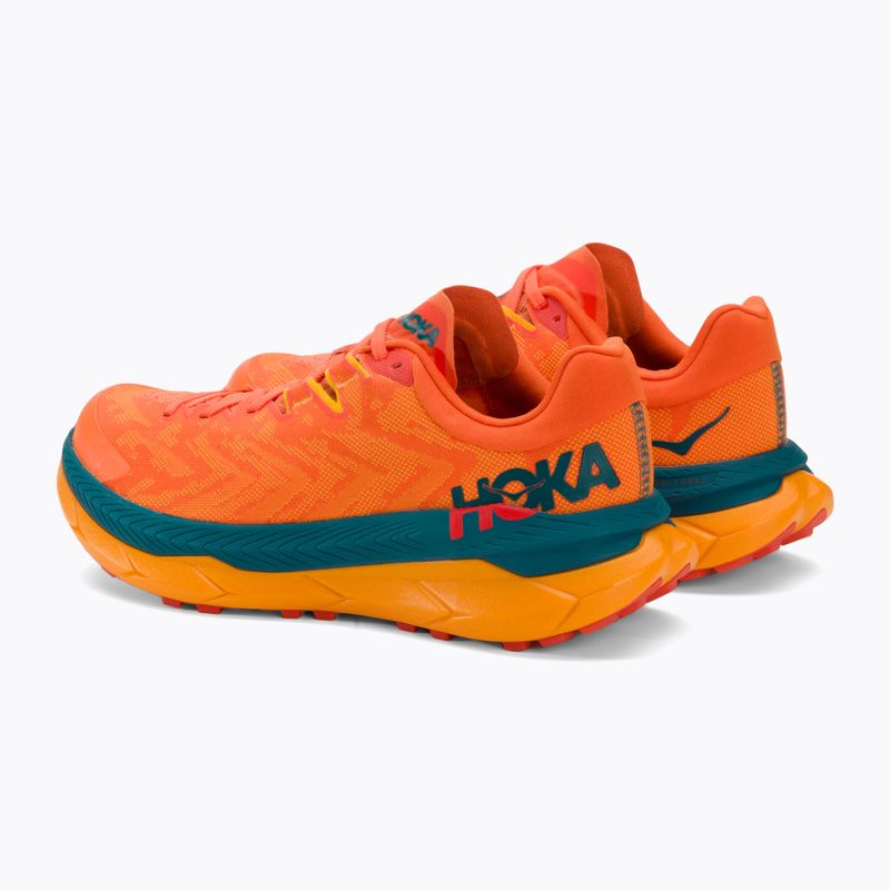 Férfi futócipő HOKA Tecton X persimmon narancssárga/sugárzó sárga 3