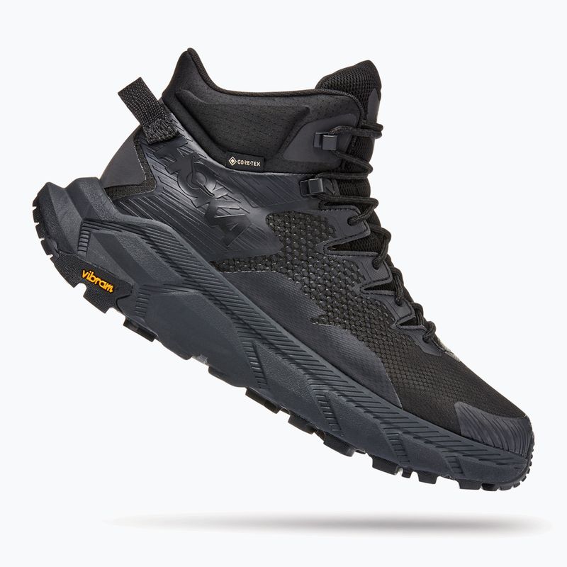 Férfi túracipő  HOKA Trail Code GTX black/raven 3