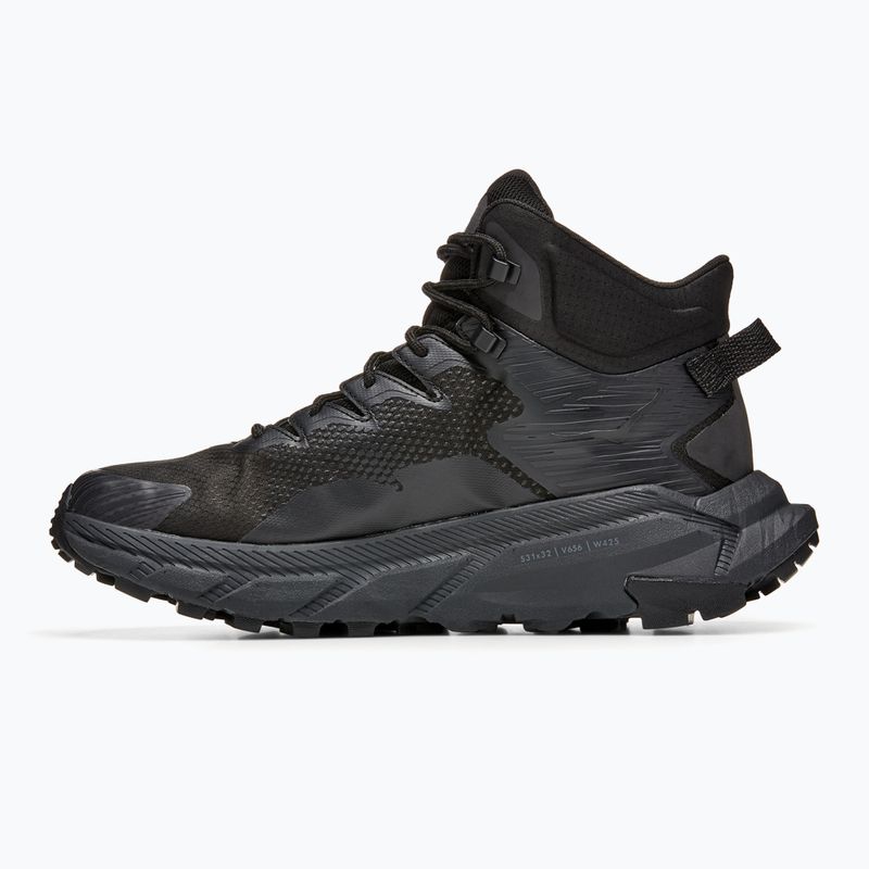 Férfi túracipő  HOKA Trail Code GTX black/raven 7