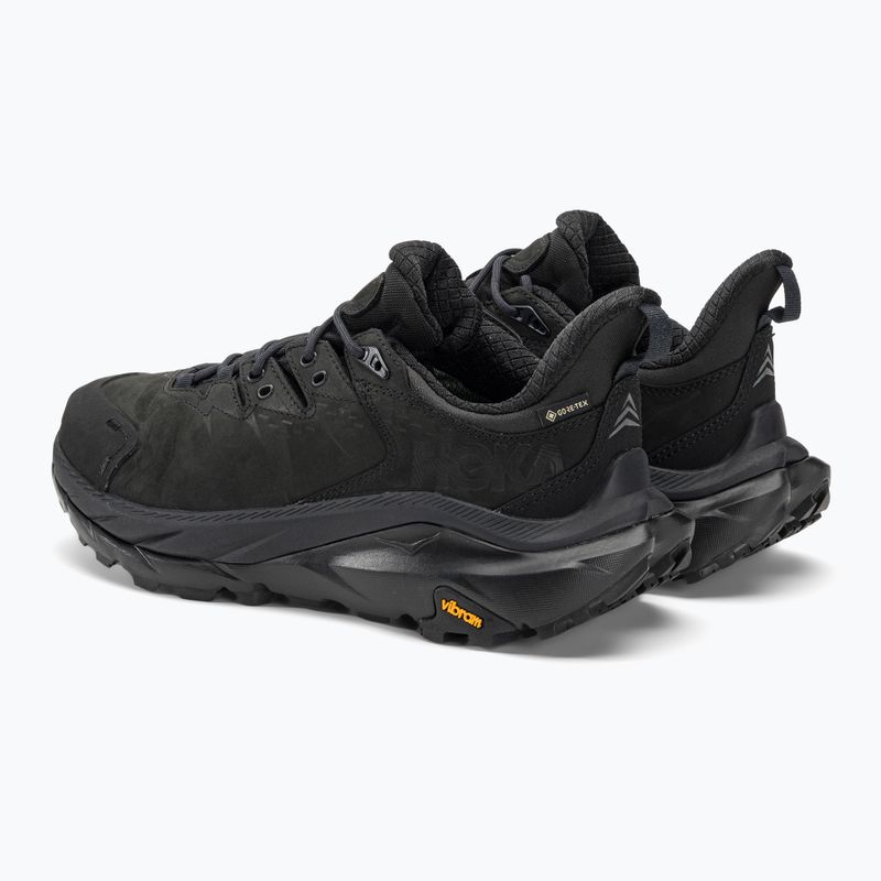 Férfi túrabakancsok HOKA Kaha 2 Low GTX fekete/fekete 3