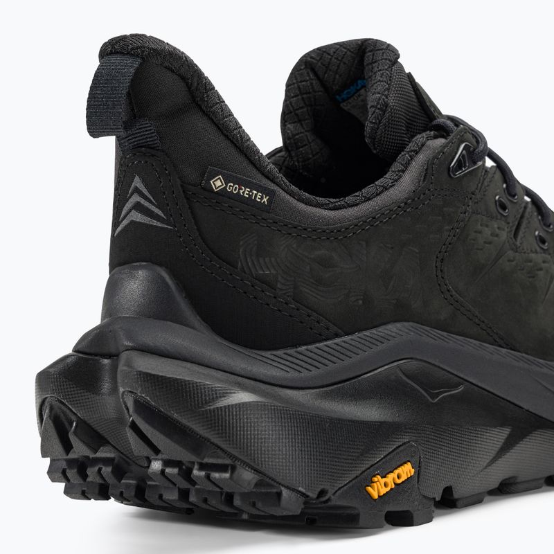 Férfi túrabakancsok HOKA Kaha 2 Low GTX fekete/fekete 9