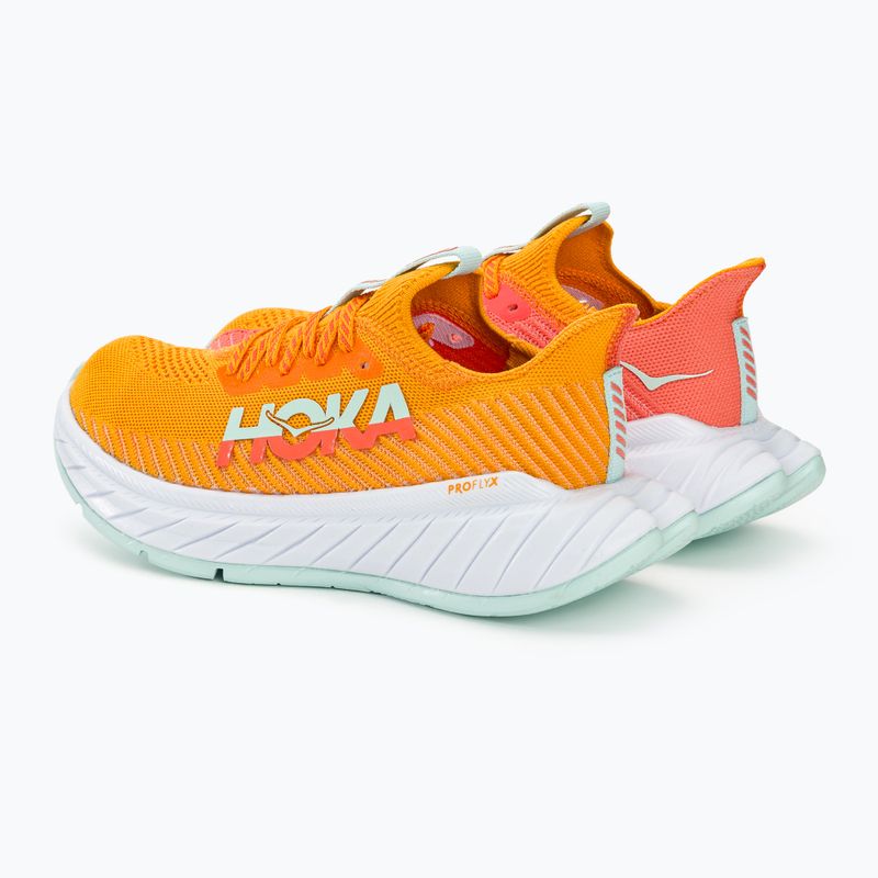 női futócipő  HOKA Carbon X 3 radiant yellow/camellia 4