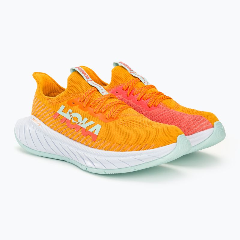 női futócipő  HOKA Carbon X 3 radiant yellow/camellia 5