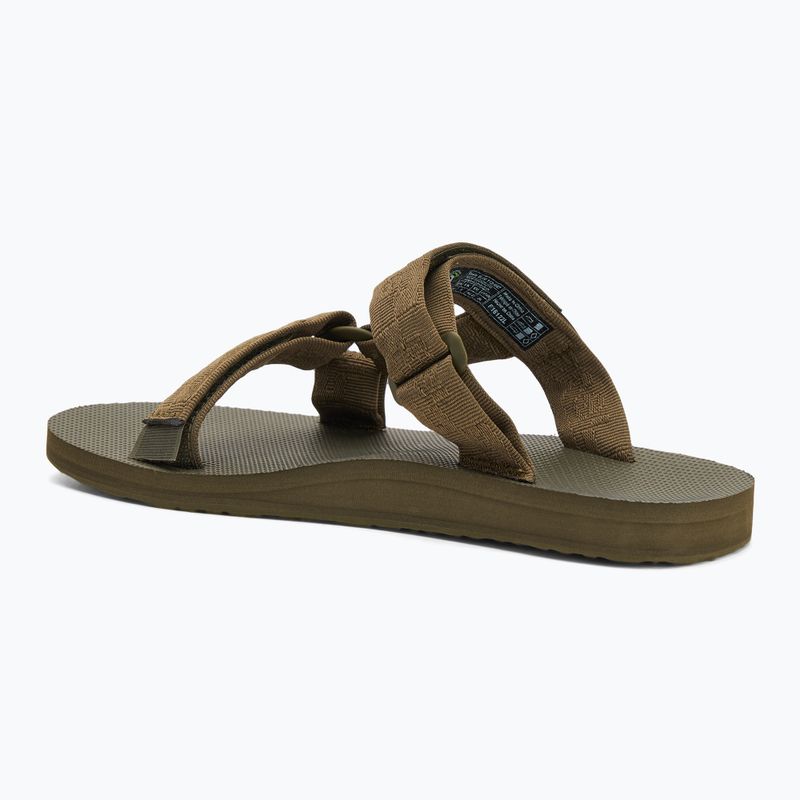Teva Universal Slide férfi flip-flop teva texturális / sötét olajbogyó 3