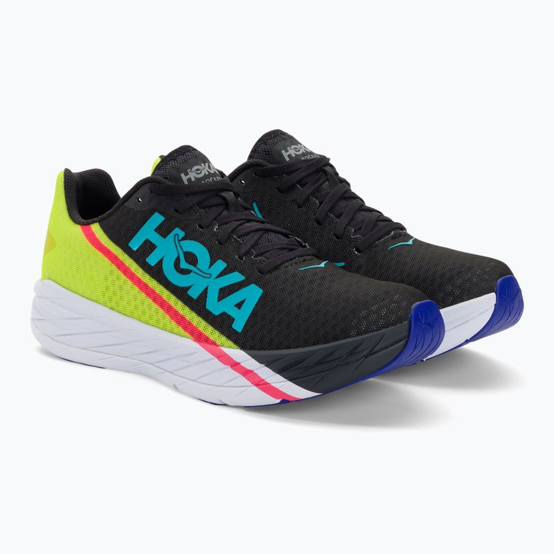 HOKA Rocket X fekete/este primrose futócipő 4