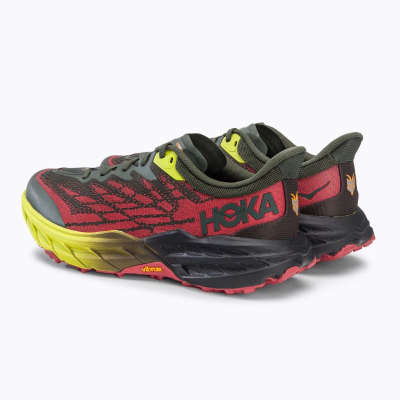 HOKA Speedgoat 5 férfi futócipő sötétzöld 1123157-TFST 4