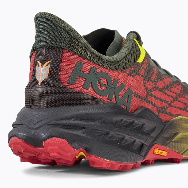 HOKA Speedgoat 5 férfi futócipő sötétzöld 1123157-TFST 8