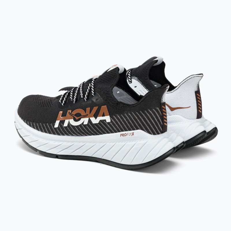 HOKA férfi futócipő Carbon X 3 fekete és fehér 1123192-BWHT 4
