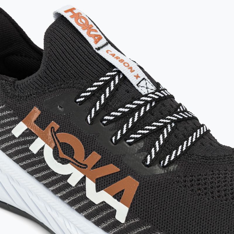 HOKA férfi futócipő Carbon X 3 fekete és fehér 1123192-BWHT 8