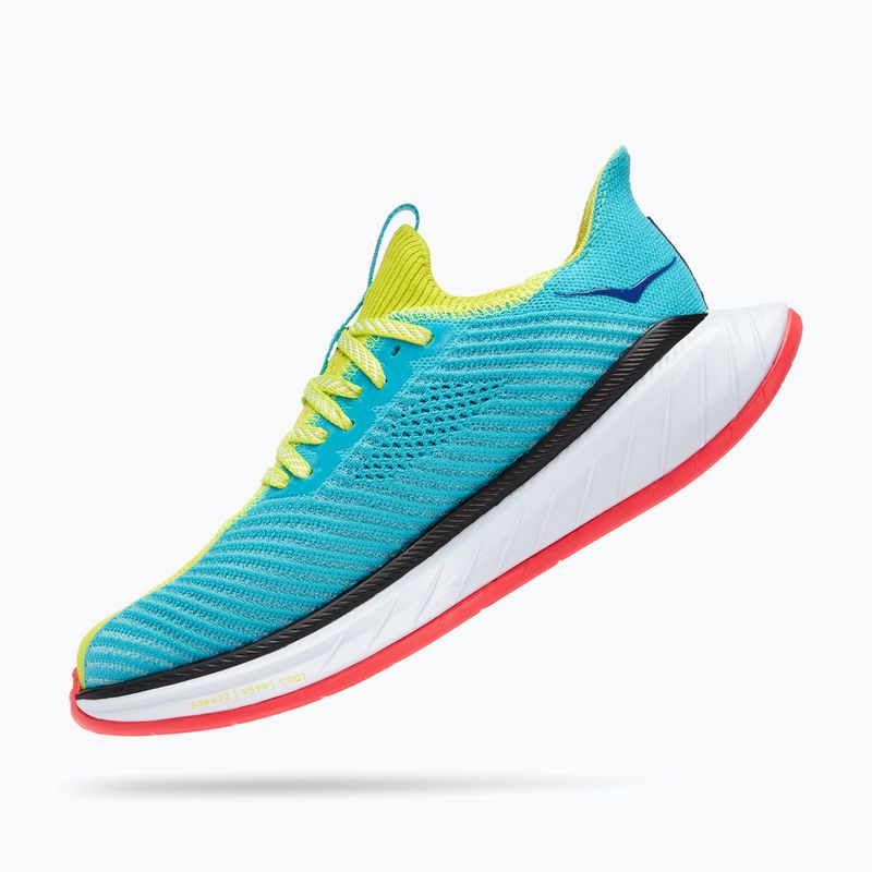 Női futócipő HOKA Carbon X 3 evening primrose/scuba blue 10