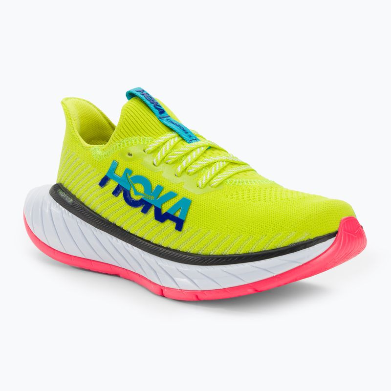 Női futócipő HOKA Carbon X 3 evening primrose/scuba blue