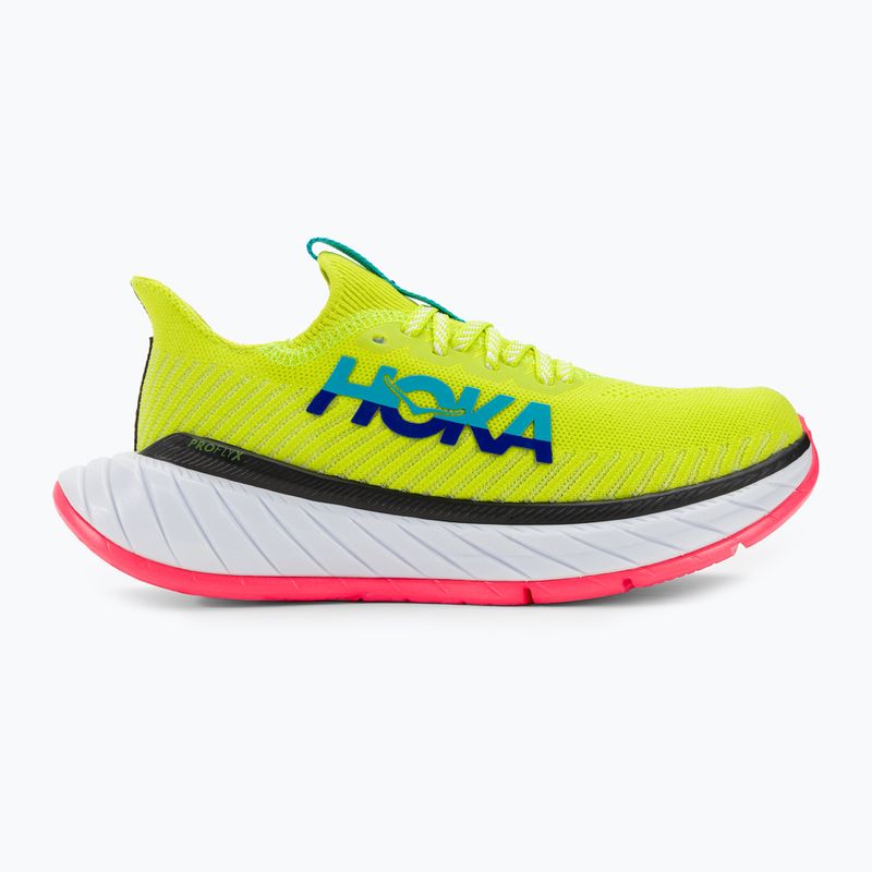 Női futócipő HOKA Carbon X 3 evening primrose/scuba blue 2