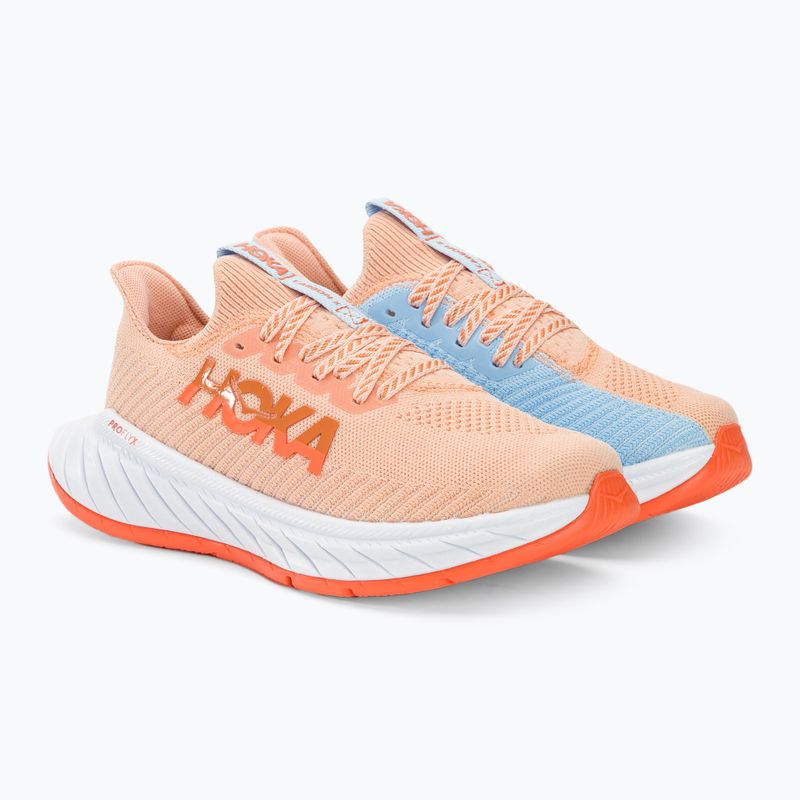 női futócipő  HOKA Carbon X 3 peach parfait/summer song 5