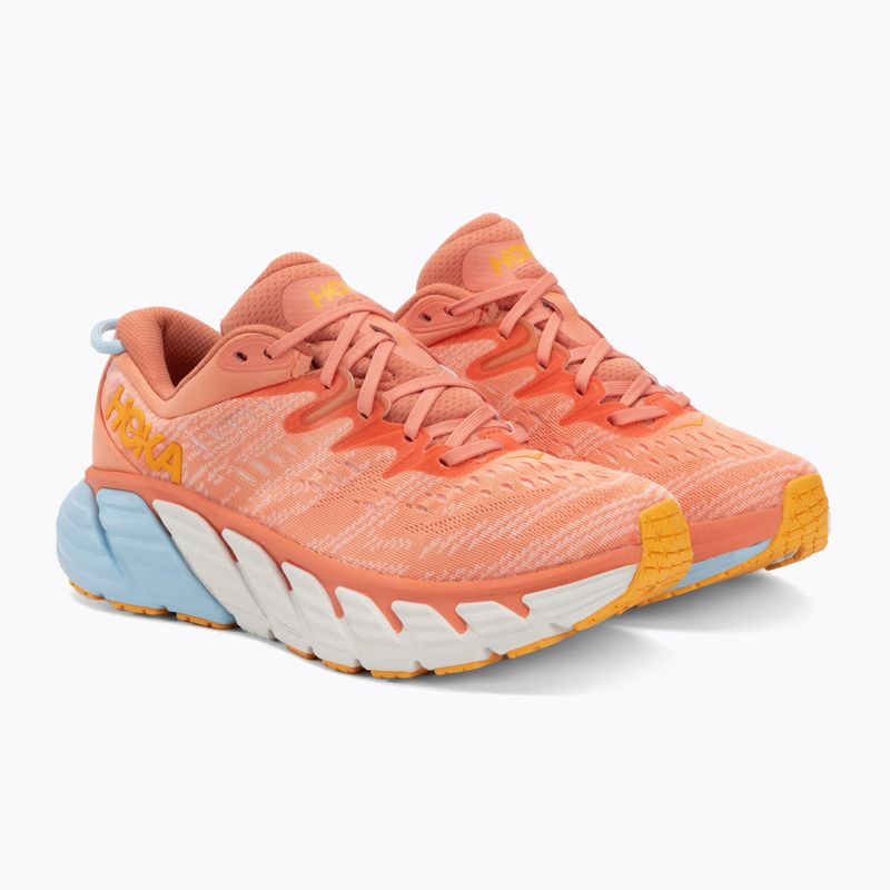 Női futócipő HOKA Gaviota 4 shell coral/peach parfait 4