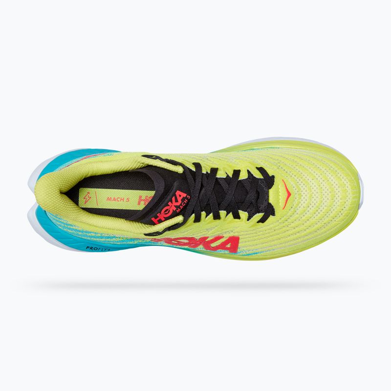 HOKA Mach 5 férfi futócipő esti primrose/skuba kék 9