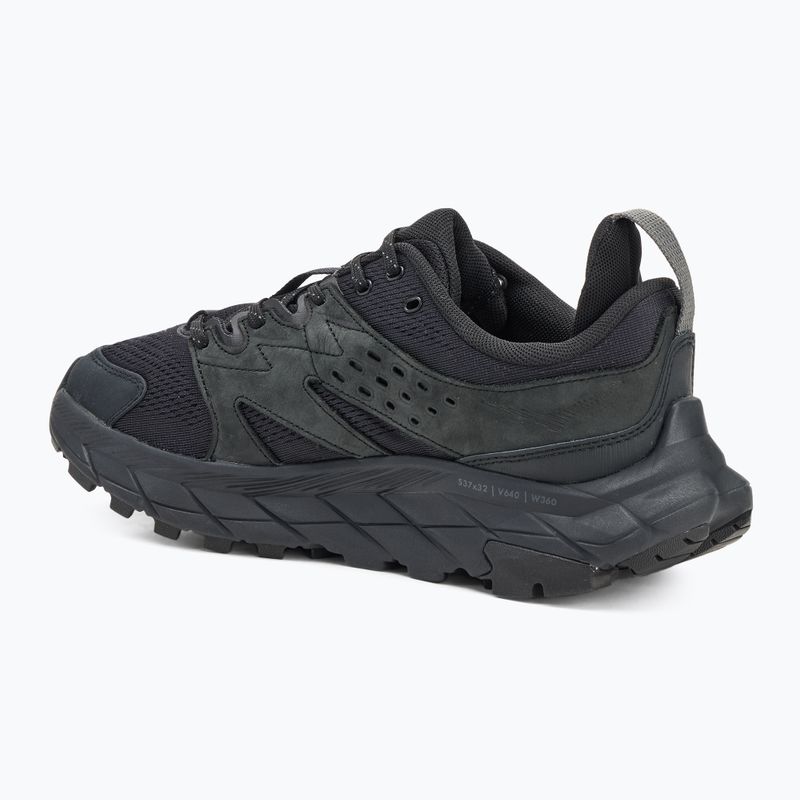 HOKA férfi túrabakancs Anacapa Breeze Low fekete/fekete 3