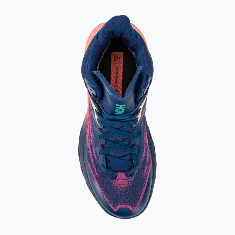 Női futócipő HOKA Speedgoat 5 Mid GTX bellwether kék/camellia 6