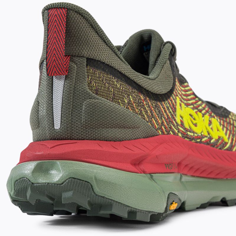 HOKA férfi futócipő Mafate Speed 4 zöld 1129930-TFST 8