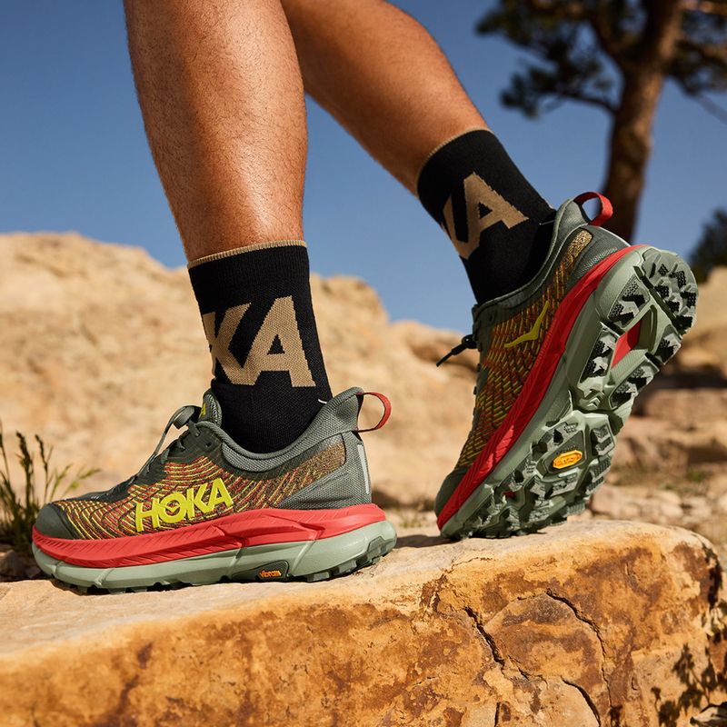 HOKA férfi futócipő Mafate Speed 4 zöld 1129930-TFST 12