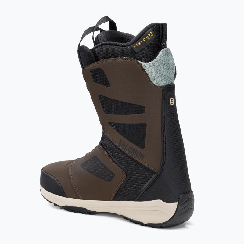Férfi snowboard csizma Salomon Dialoge Dual Boa barna L41698900 2