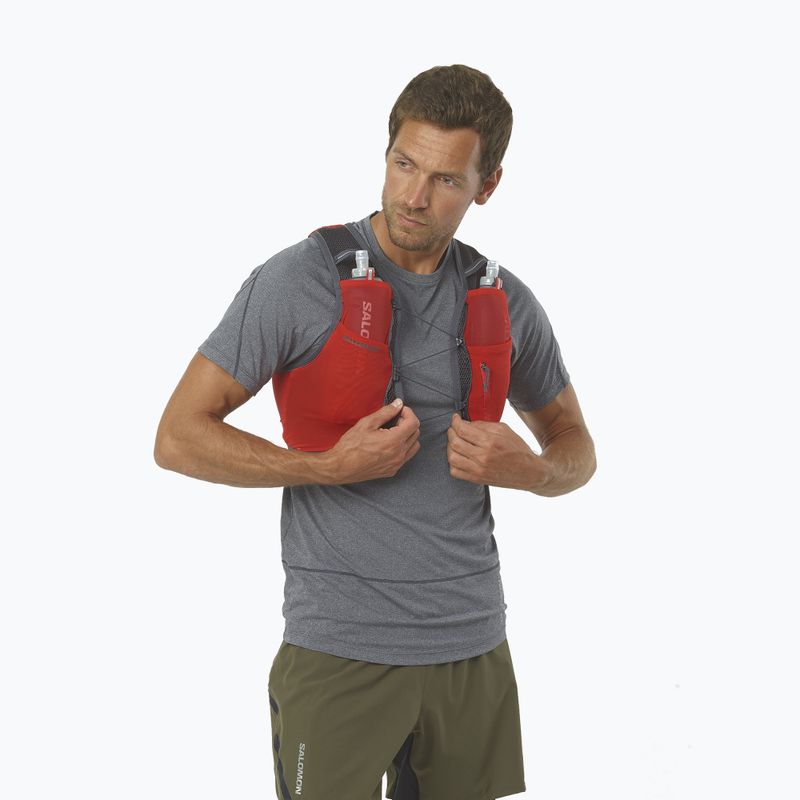 Salomon Active Skin 4 szett futó hátizsák piros LC1909200 4