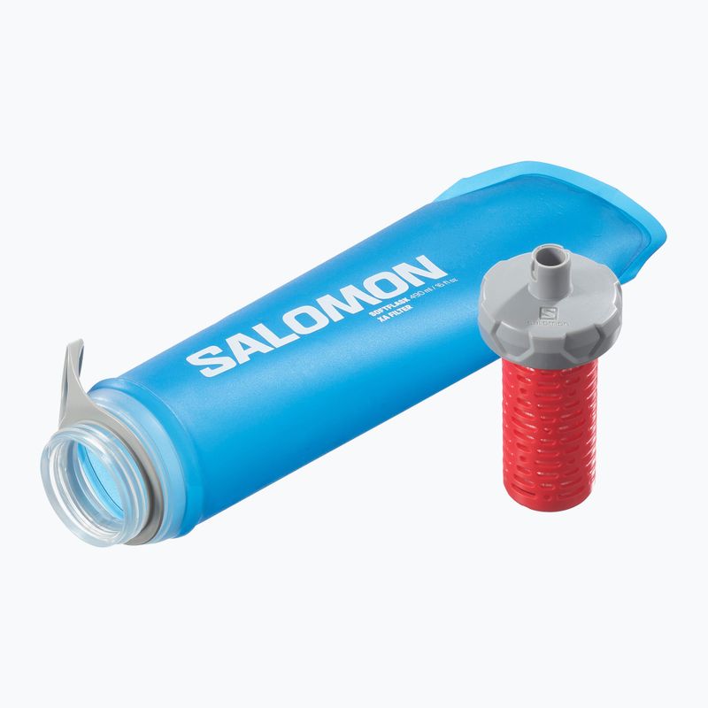 Salomon SoftFlask XA Filter 490ml/16oz átlátszó kék 2