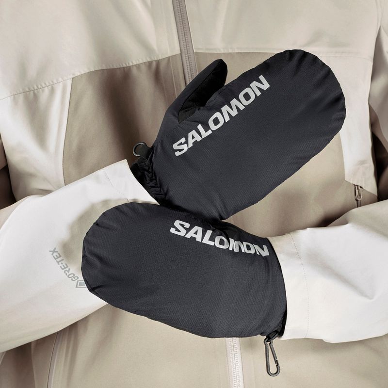 Kesztyűk Salomon Cross Warm Mitten deep black 4