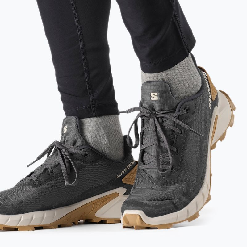 Salomon Alphacross 4 szürke férfi túracipő L41724100 17